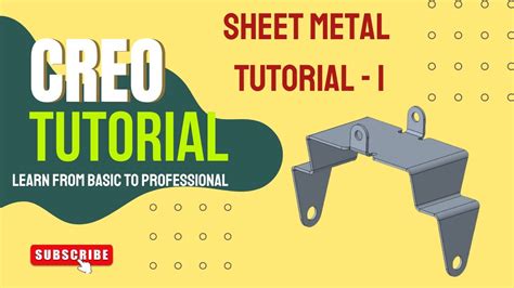 how to make a sheet metal part in creo|creo convert to sheet metal.